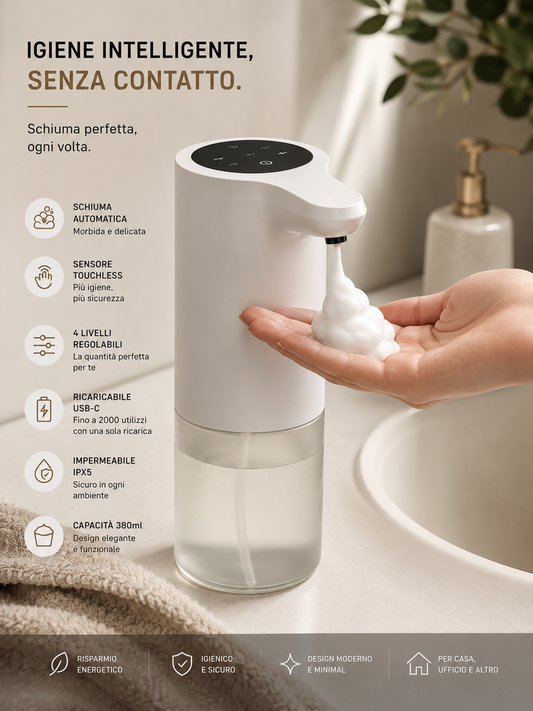 Peakline™ Dispenser Automatico di Sapone Schiumogeno