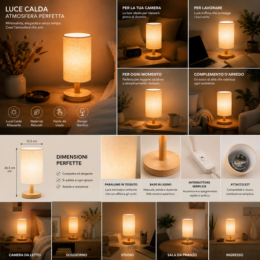 Peakline™ LuceNordica – Lampada LED da Tavolo