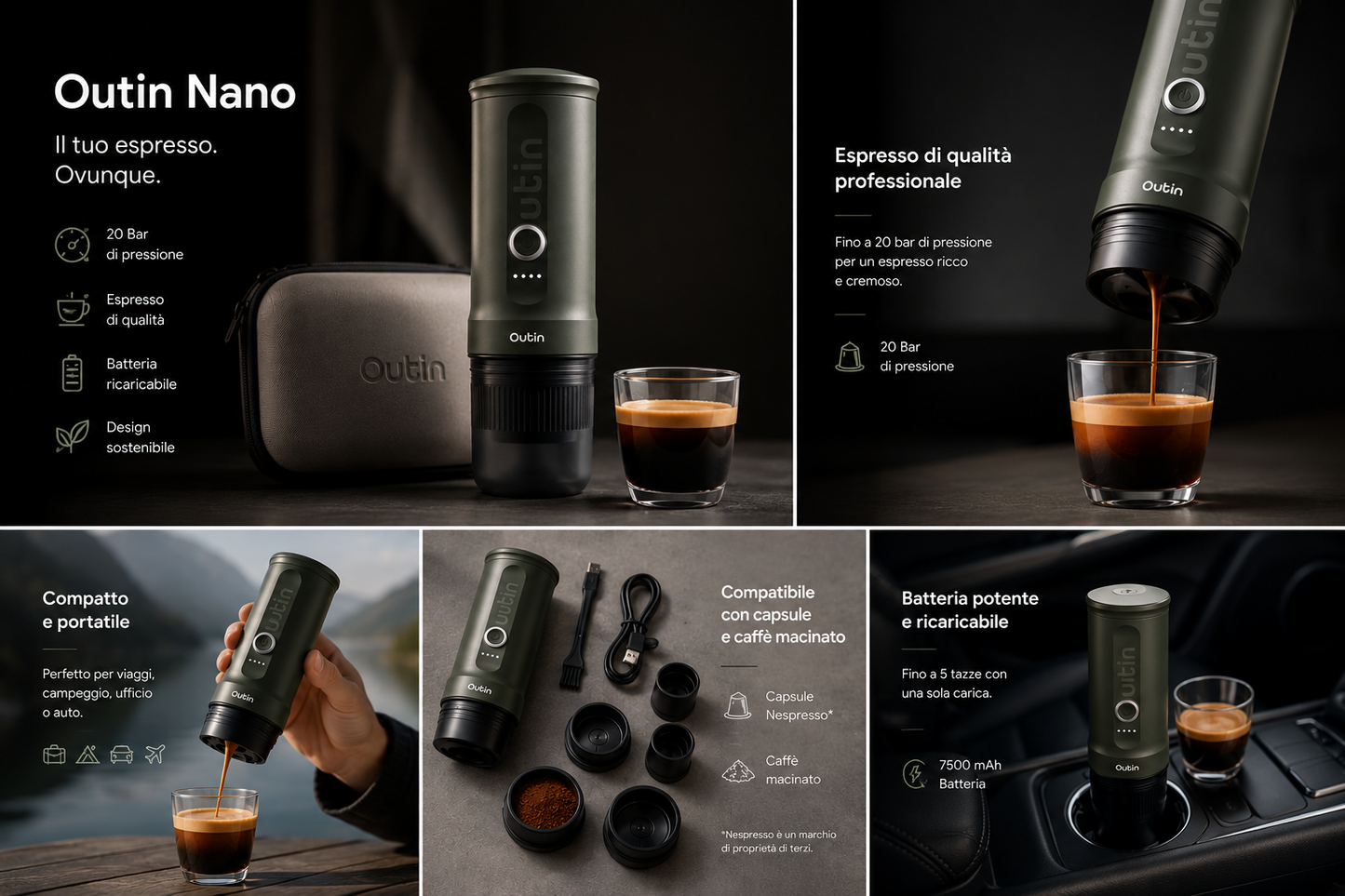 Peakline™ Portable Espresso Machine