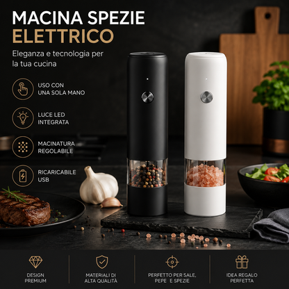 Peakline™ AromaMacina – Macina Spezie Elettrico USB
