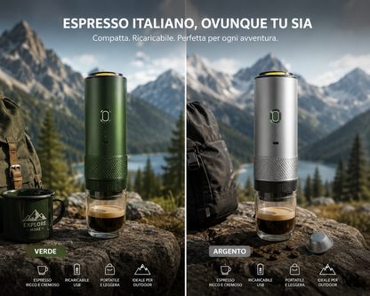 Peakline™ Macchina Espresso Portatile Premium USB