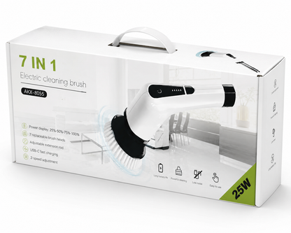 Peakline™ CleanCasa Pro – Spazzola Elettrica 7 in 1