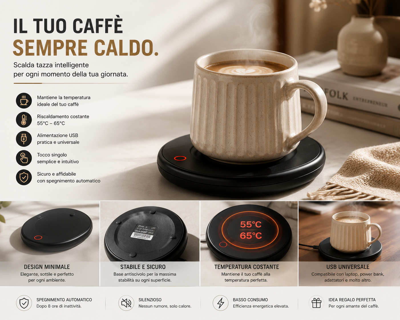 Peakline™ Scalda Tazza Intelligente Premium