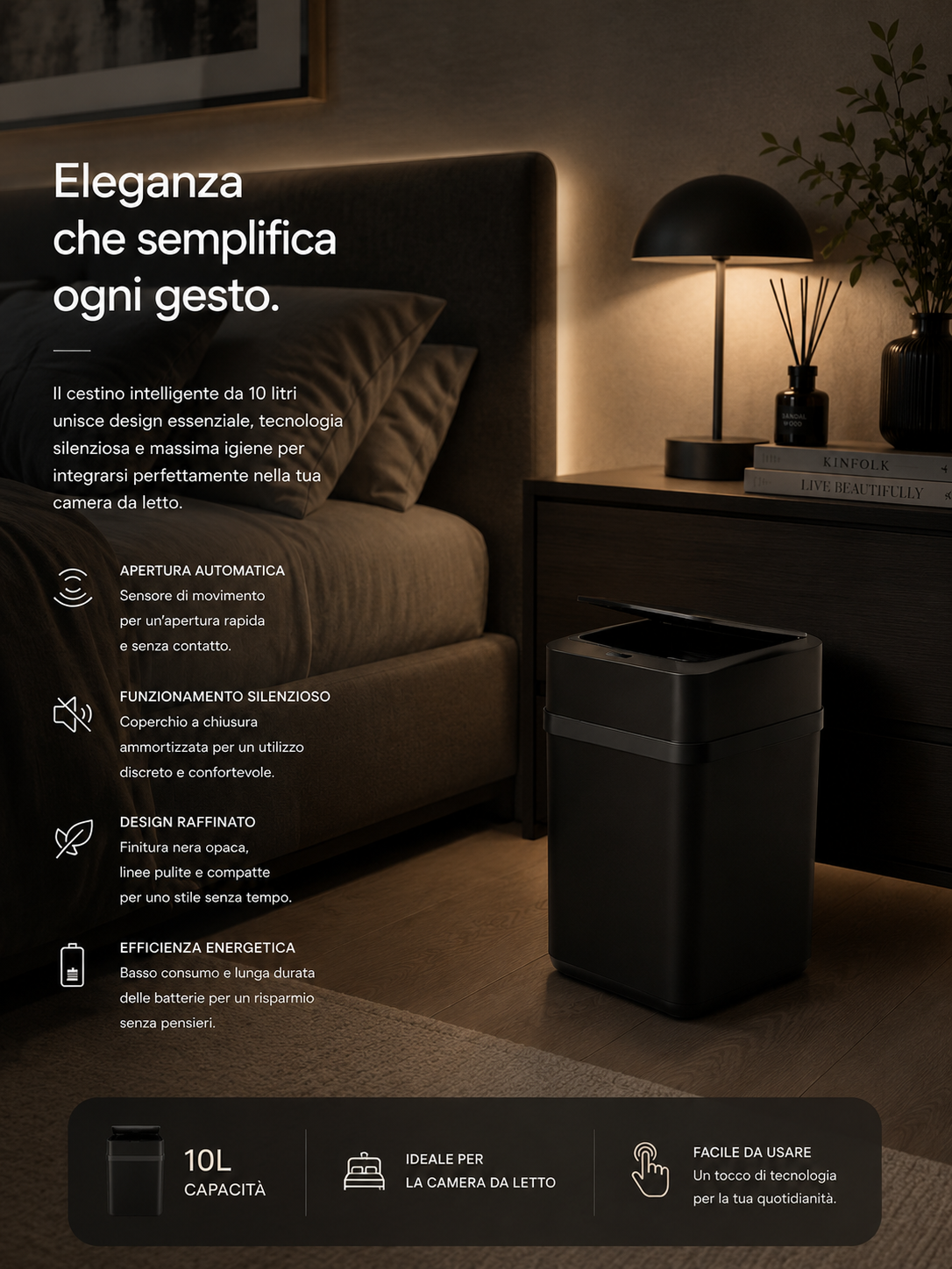 Peakline™ Cestino Intelligente Automatic