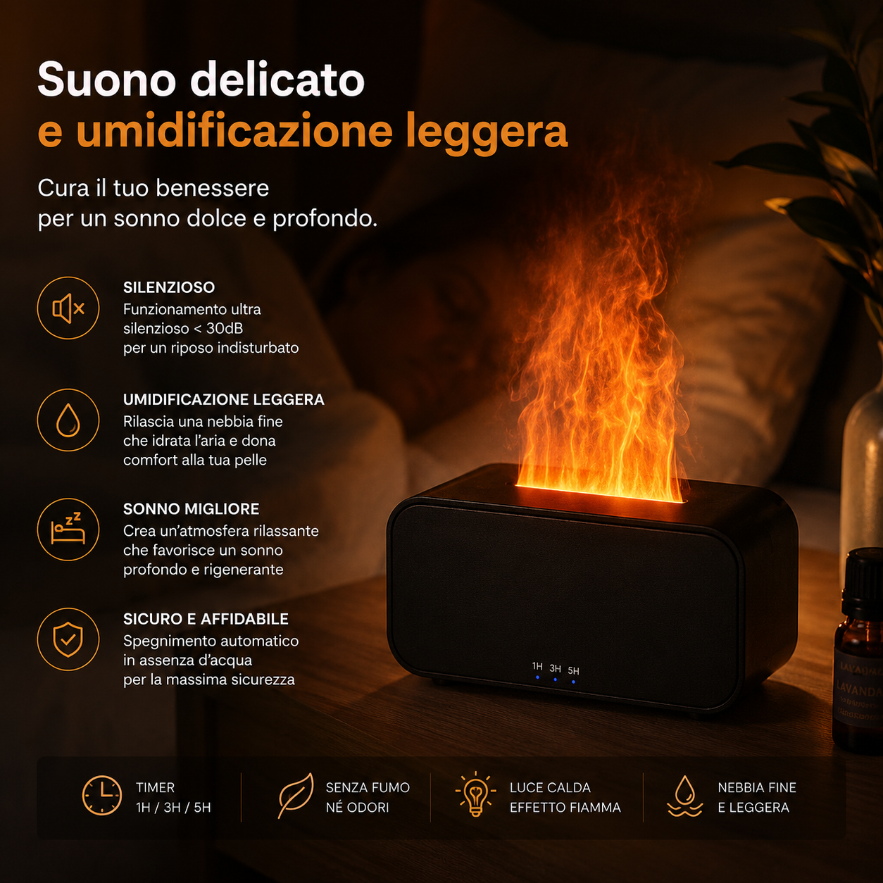 Peakline™ ZenFlame – Diffusore di Benessere