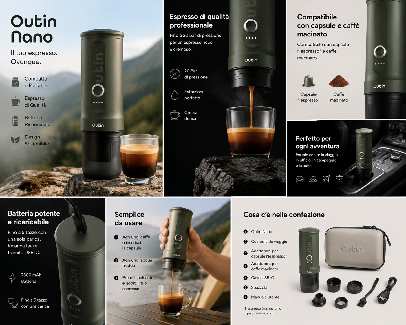 Peakline™ Portable Espresso Machine