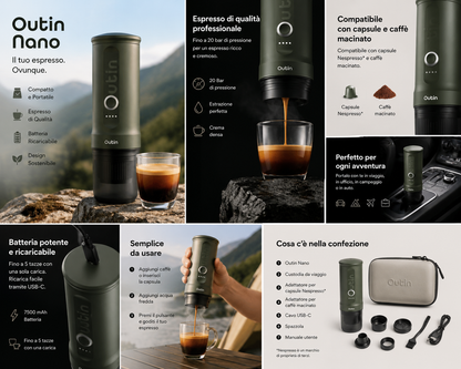Peakline™ Portable Espresso Machine